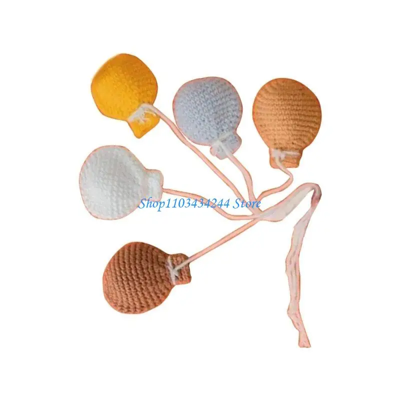 Baby Photography Props Knitted Balloon Set Photo Decors Newborn Photo Backdrop