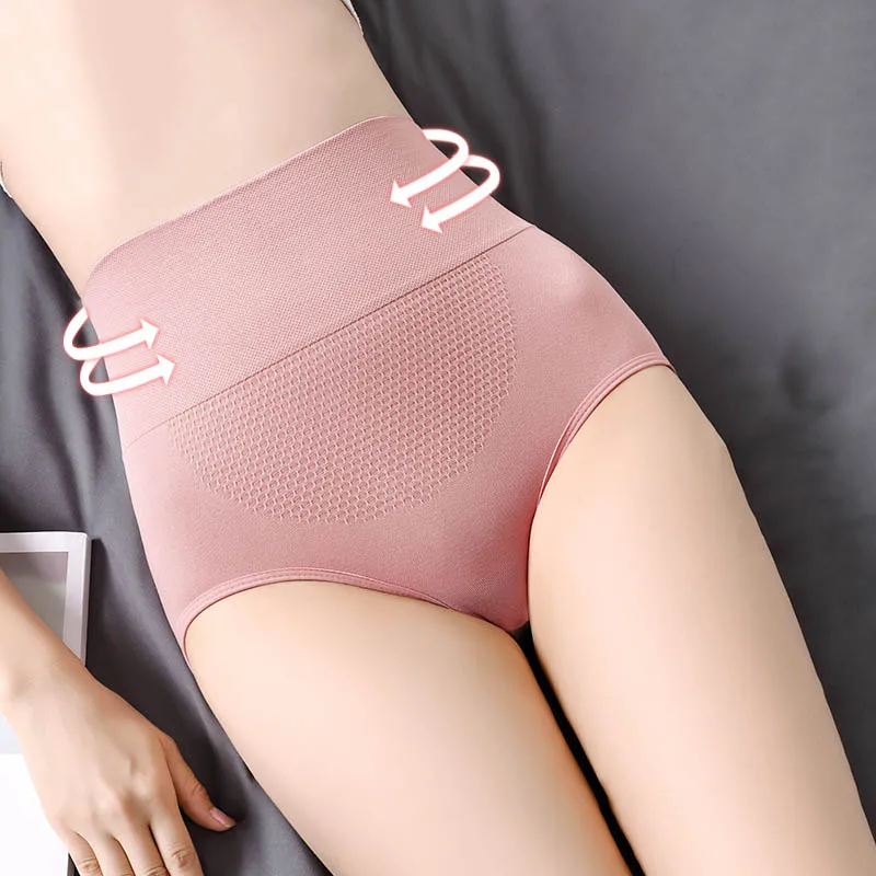 High Waist Women\'s Padded Body Shaper Control Panties Slimming Lingerie Seamless Cotton Women Underwear Breathable Ladies Briefs