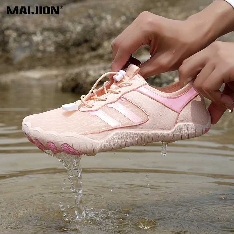 أحذية رياضية نسائية بيرفوت بخمسة أصابع أحذية مائية سريعة الجفاف للسباحة والغوص أحذية رياضية مائية قابلة للتنفس للرجال #1