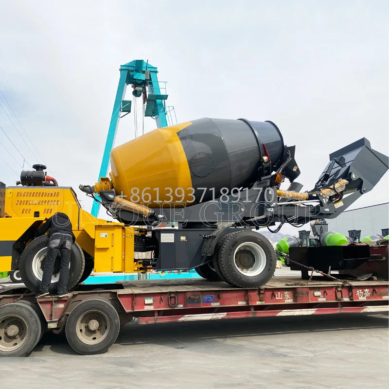 Gran oferta, camión mezclador de hormigón y cemento con carga automática de agua de 5,5 metros cúbicos, precio de camión mezclador de hormigón listo para mezclar