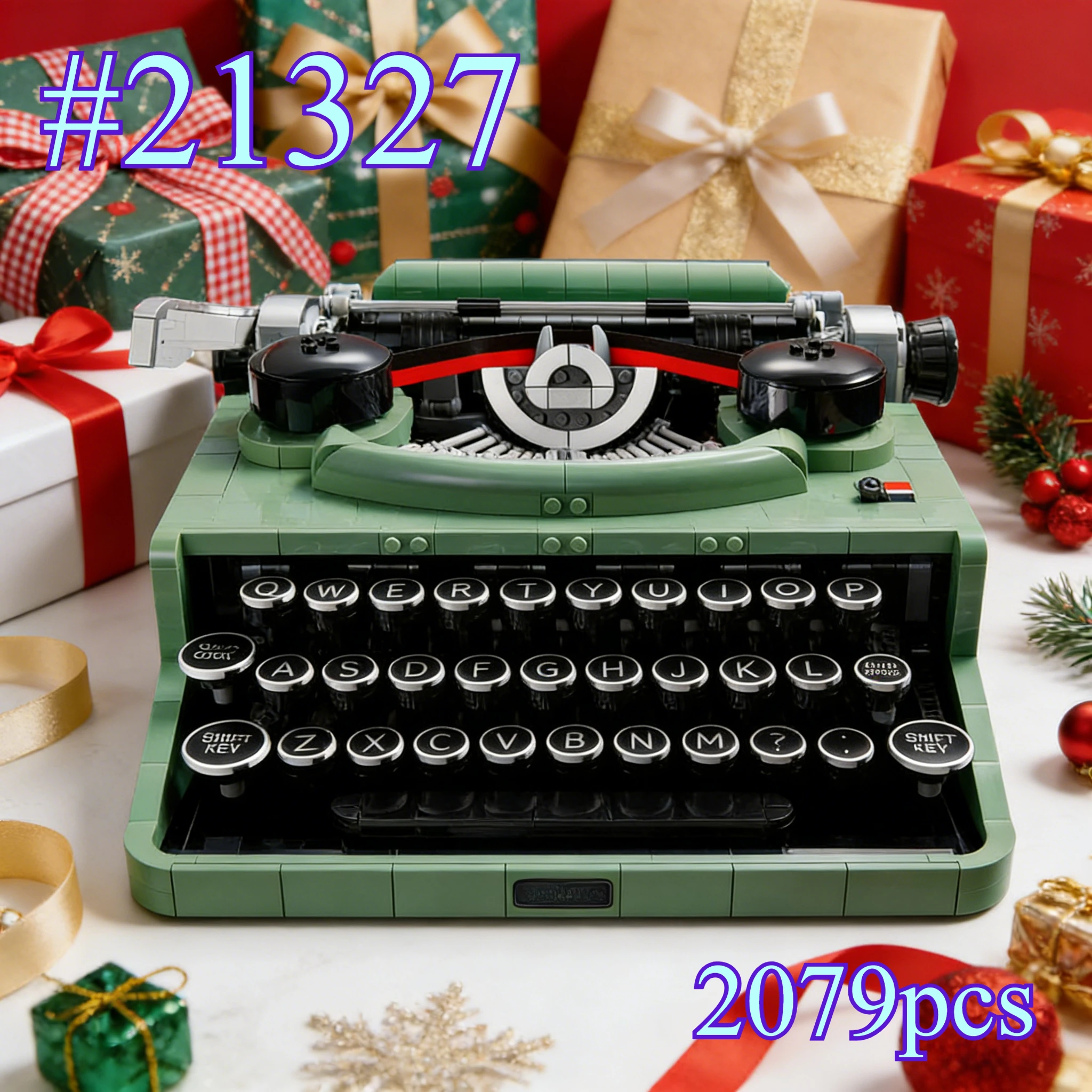 nostalgic-classic-typewriter-21327-building-blocks-sets-suitable-for-birthday-gifts-compatible-with-legoed-particles-，2079pcs