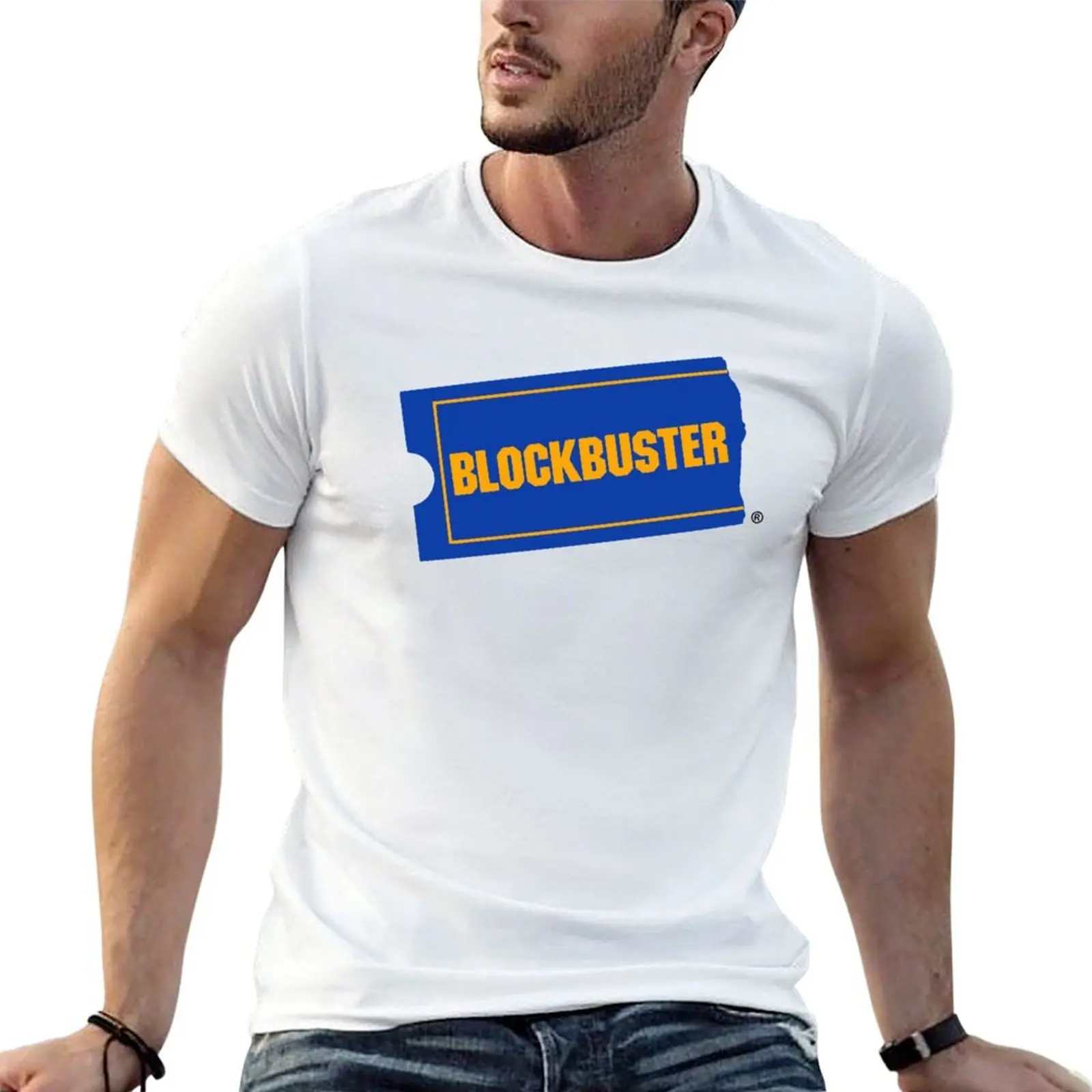 

Blockbuster T-Shirt t shirts for man graphic vintage essential t shirt cotton tshirt 100% T-shirt