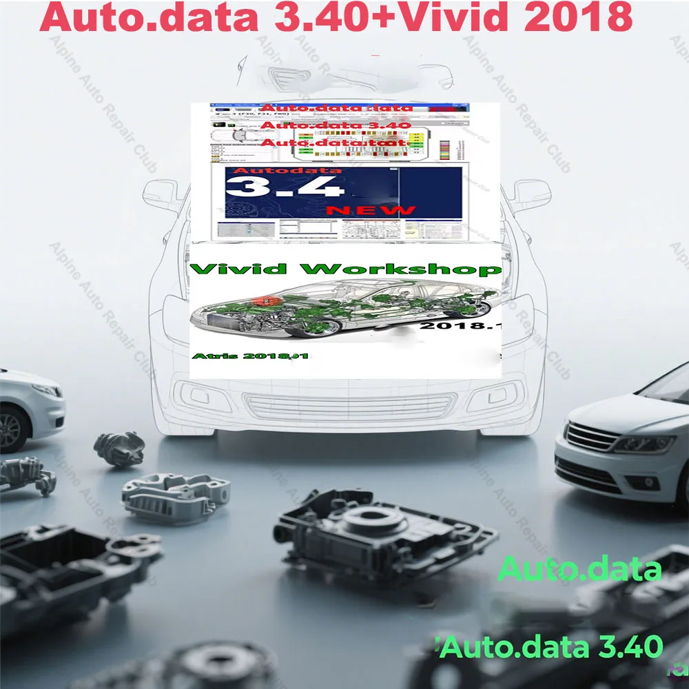 

Latest Autodata 3.40 obd2 scanner Car Repair Software + Vivid 2018 Workshop DATA Atris-Technik Europe Automotive Repair Software