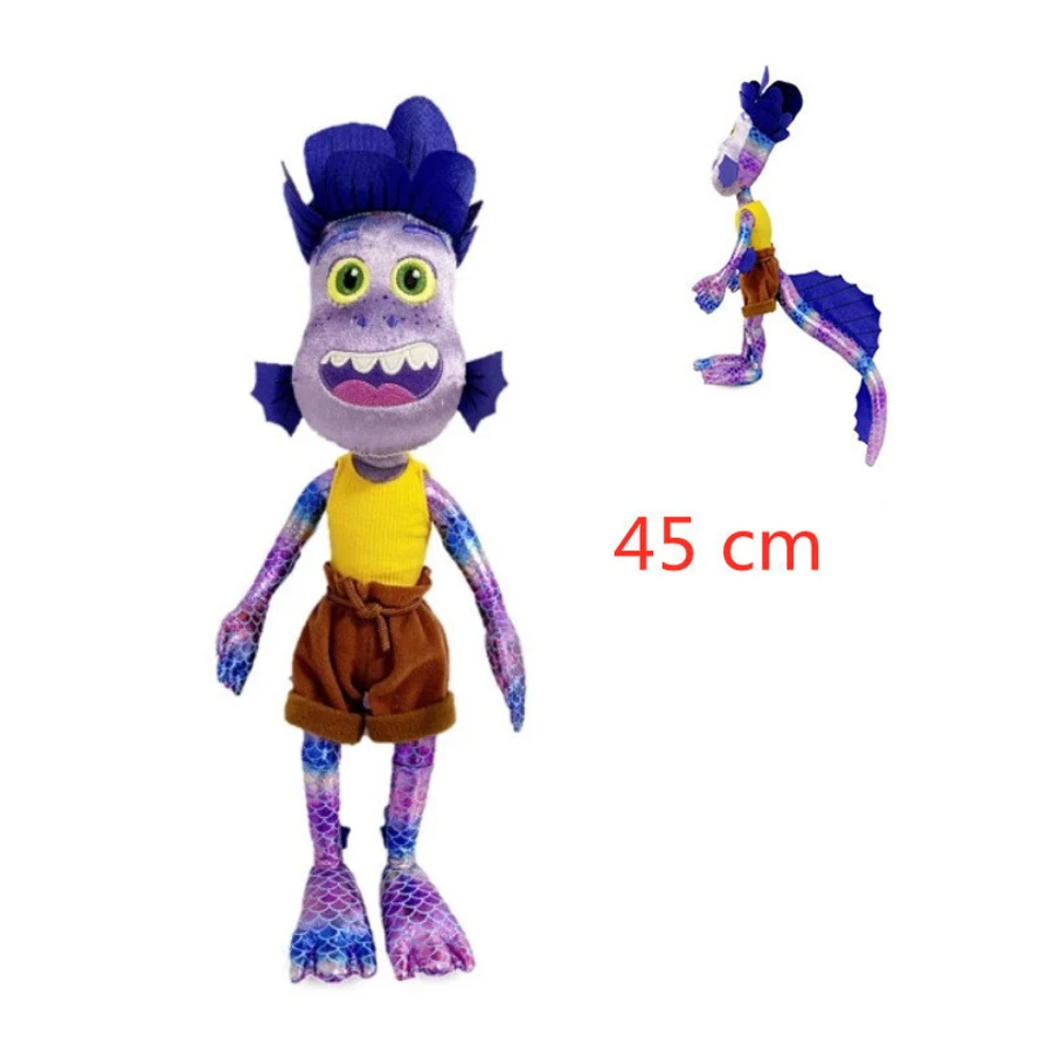 Disney Pixar Movie Luca Alberto Sea Monster Plush Toy 17-43cm Cartoon Cat Purple Girl Stuffed Toys Christmas Gifts for Children