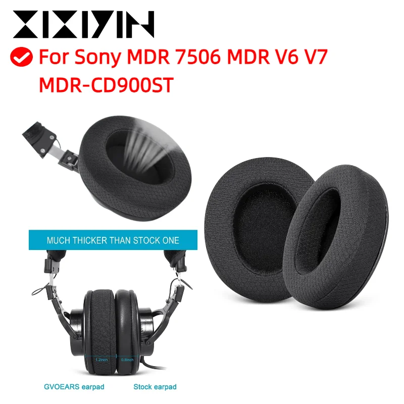 

4Pair Replacement Earpads Foam Ear Pads for Sony MDR 7506 MDR V6 V7 MDR-CD900ST Headphones Earmuff/Earphone Sleeve Headset