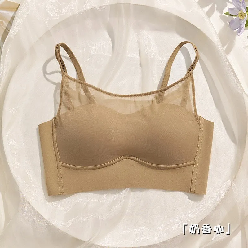 مثير الفرنسية اللاسلكية الصدرية للنساء دعم مريح لا Underwire تشكيل رفع AB كوب الثدي الصغيرة اليومية الصدرية 32-38 S-XL #2