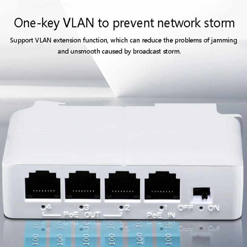 4 Port PoE Extender Waterproof Poe Repeater For IP Port Transmission Extender For POE Switch NVR IP Camera