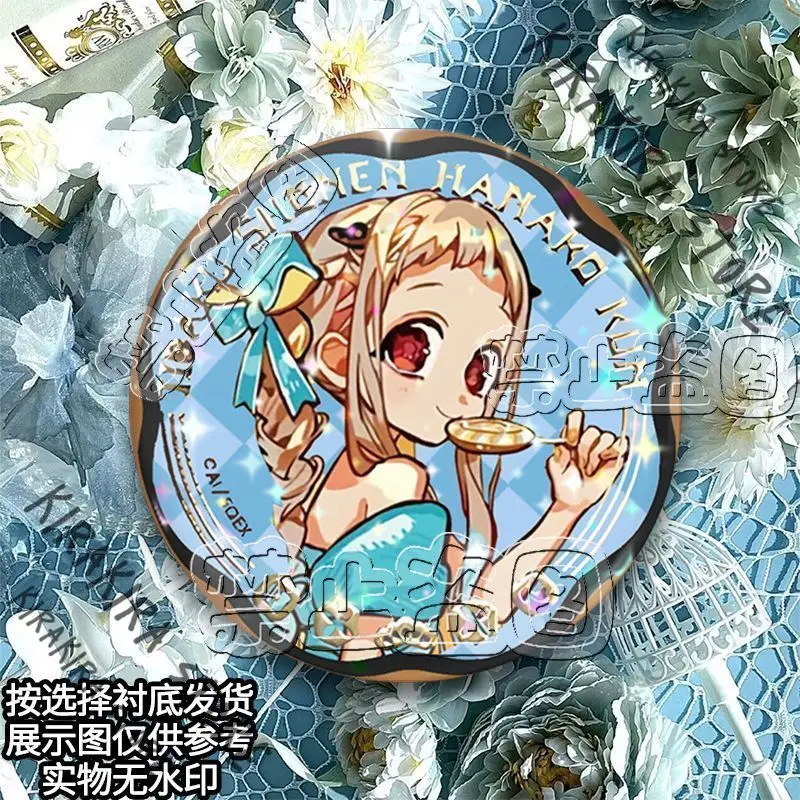 Medalla de hojalata Mitsuba, broche de Cosplay de Hanako-kun Yugi Amane Yashiro Nene, insignias con emblema, accesorios de decoración para bolsos