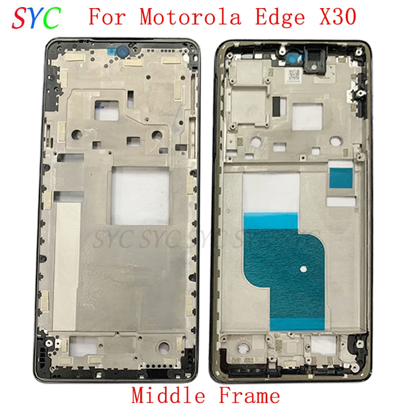 

Middle Frame Center Chassis Cover Housing For Motorola Moto Edge X30 Phone Metal LCD Frame Repair Parts