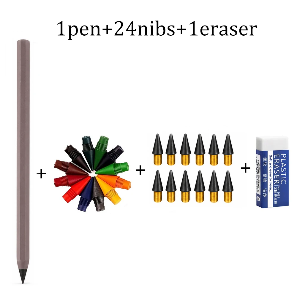 Nieuwe technologie, onbeperkt schrijven, eeuwige pen, magische potloden, voor schetsen, schilderen, schrijven, kantoorbenodigdheden, schilderbenodigdheden