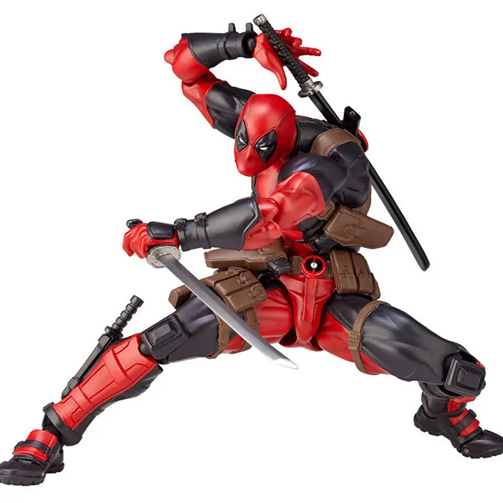 16CM Yamaguchi Revoltech EPIC Deadpool Action Figure Ultimate X-Men Deadpool Super Hero Figure Toys Collectible Model Doll Gifts