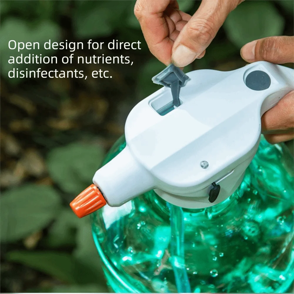 3L Electric Spray Bottle Rechargeable Adjustable Nozzle Electric Watering Canteen Fine Atomization Dual Spray Modes Plant Mister