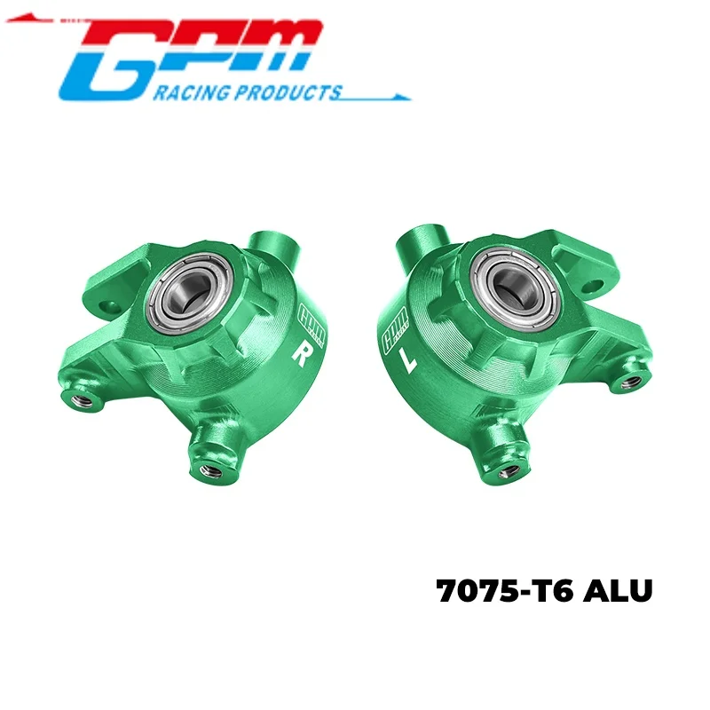 GPM TJ021 7075 BLOCCHI DI Sterzo Anteriore IN LEGGIO CON CUSCINETTO OVERSIZE PER TRAXXAS 1/8 JATO 4X4 VXL / 1/10 BIGFOOT 4X4 / FORD F-150 RA