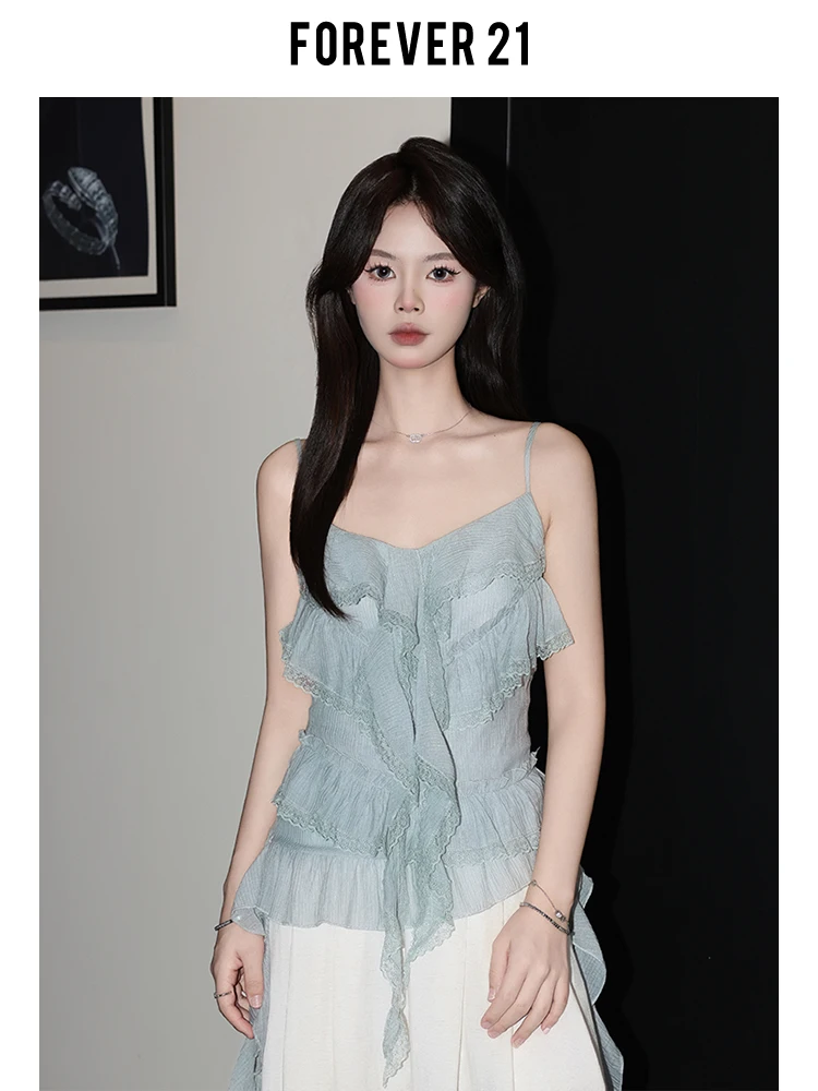 

Лето Forever 2, уникальный светло-голубой женский топ Sa Csole с милой кружевной отделкой, нерегулярный праздничный топ, женский модный тренд