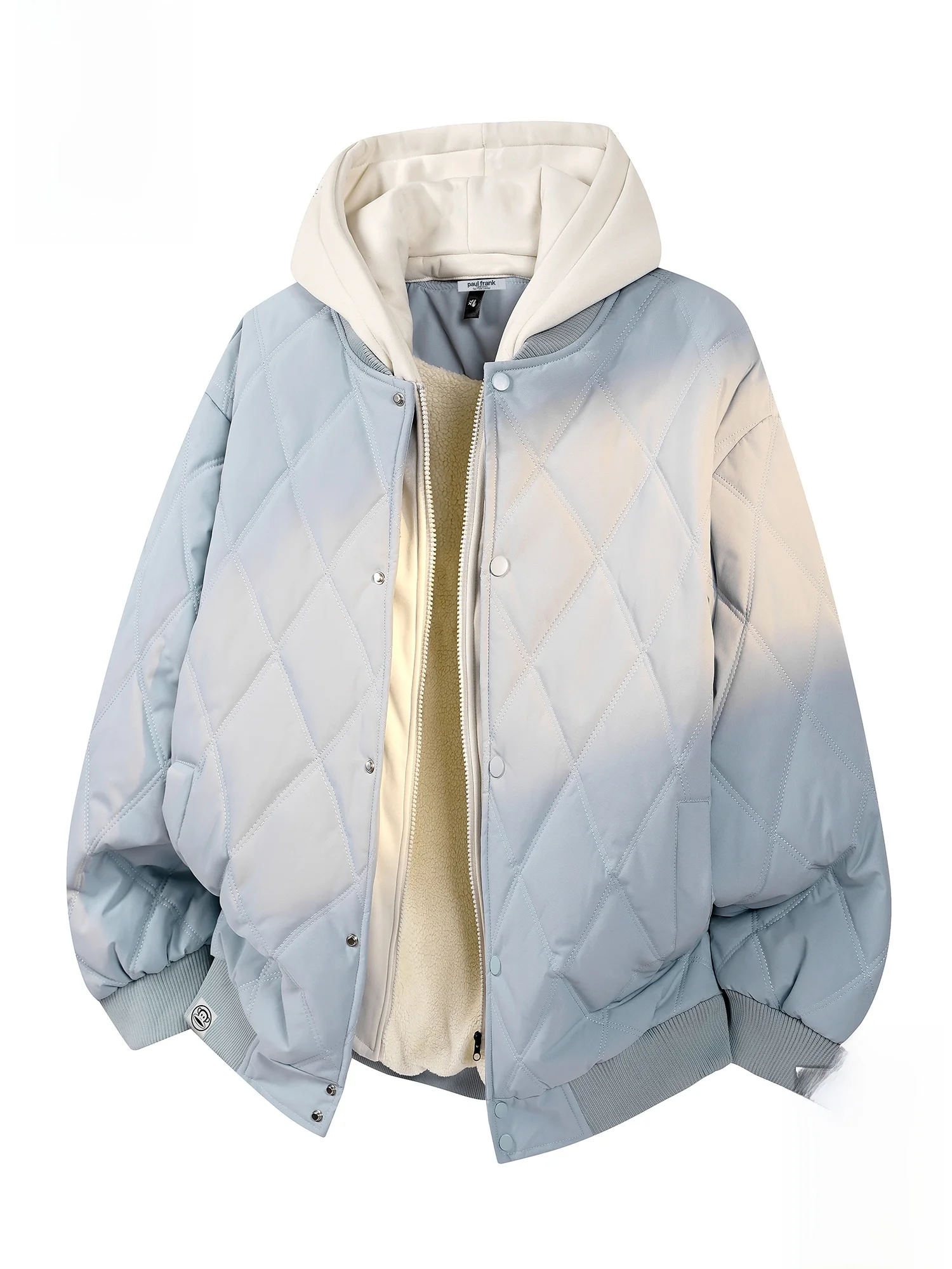 

PaulFrank Thiened Winter Hoodie Couple Casual Men's Cotton Jaet Youth ular Polyester Fiber Warmth Outerwear