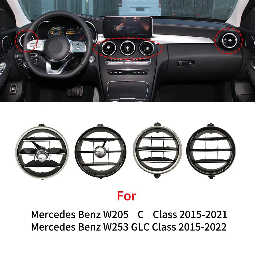 

Передняя и задняя консоли для Mercedes W205 W253, центральный кондиционер, решетка вентиляции переменного тока для Benz C GLC Class C180 C200 C260 GLC300