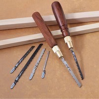 Mini Hand Saw Set with Fine Tooth And Wooden Handle Replaceable Blade for Garden Household Woodworking - Cutting Wood Plastic To