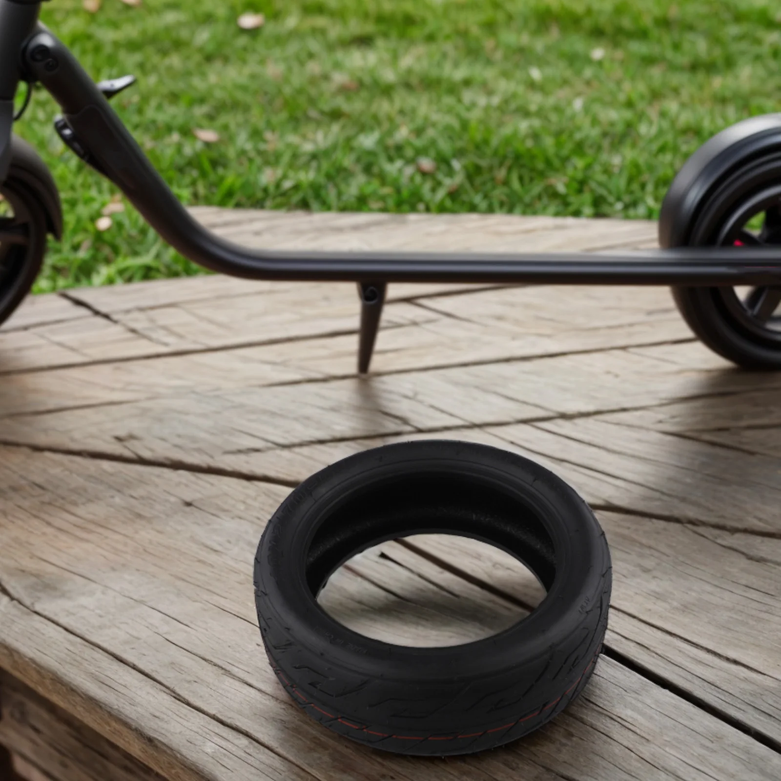 Sleek Profile Design on Robustly Constructed 10x2 70 Tires Tailored to Enhance Your Riding Experience on E Scooter Models