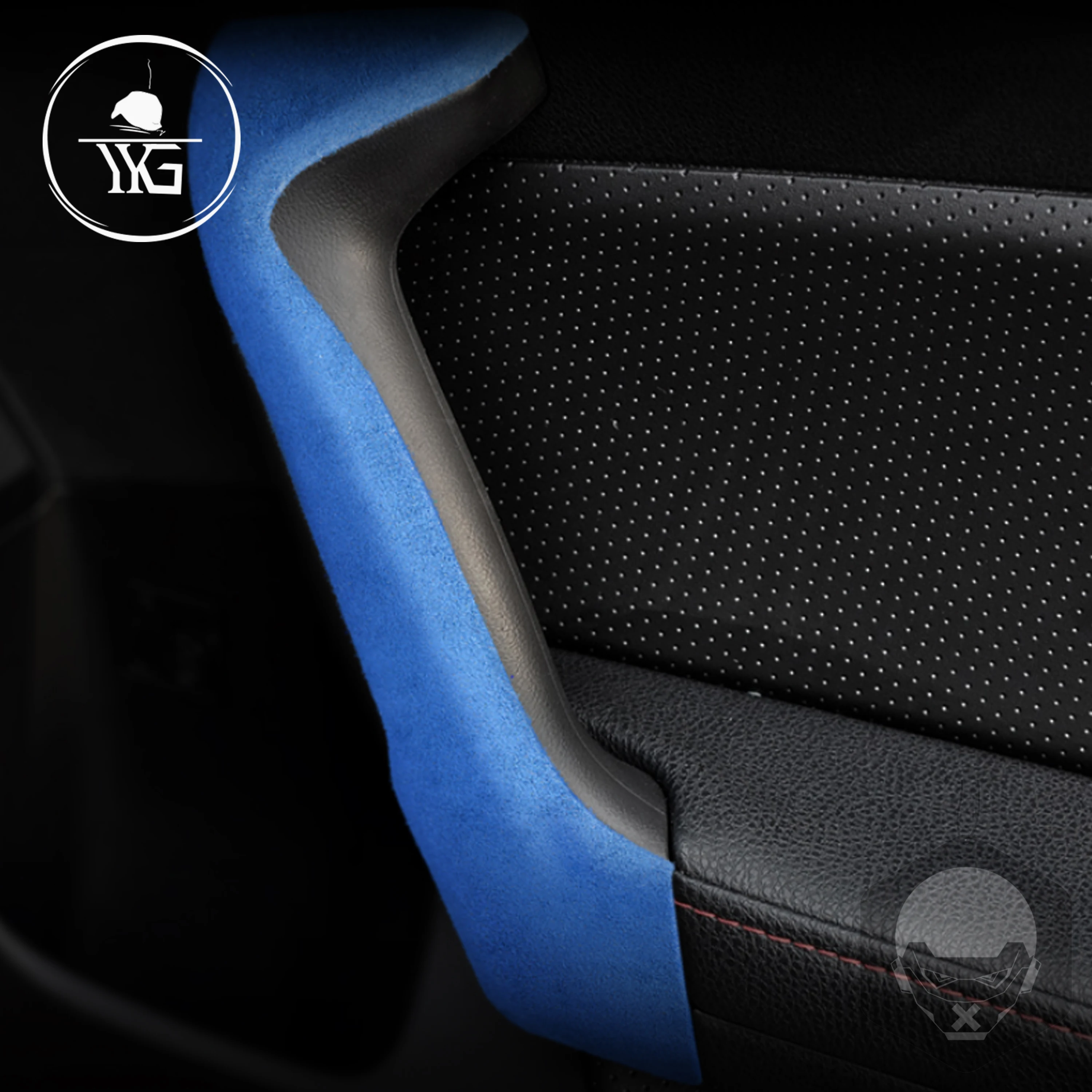 Turn Fur Suede Wrap For  flocking Subaru BRZ Toyota 86 GT86 2013-2020 alcantara Door Pull Handle Gate ABS Refit Accessories