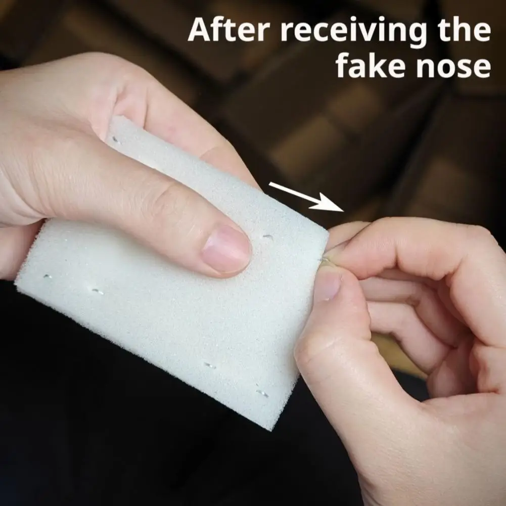 Set cosplay siliconen nep-neuskin - professionele make-up speciale effecten - huidvriendelijke, natuurlijke, herbruikbare nep-neus