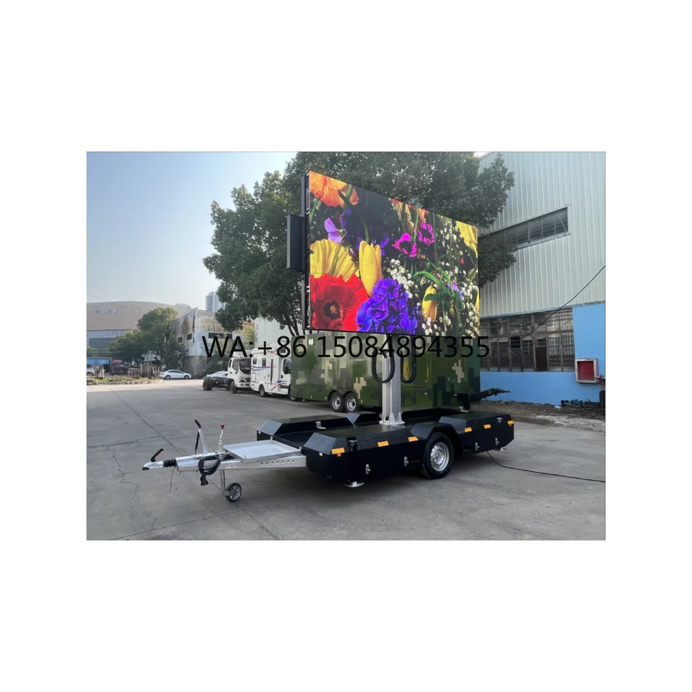 

High Quality Full Color Outdoor LED Display Trailer Billboard Mobile Screen LED-SCREEN-TRAILER