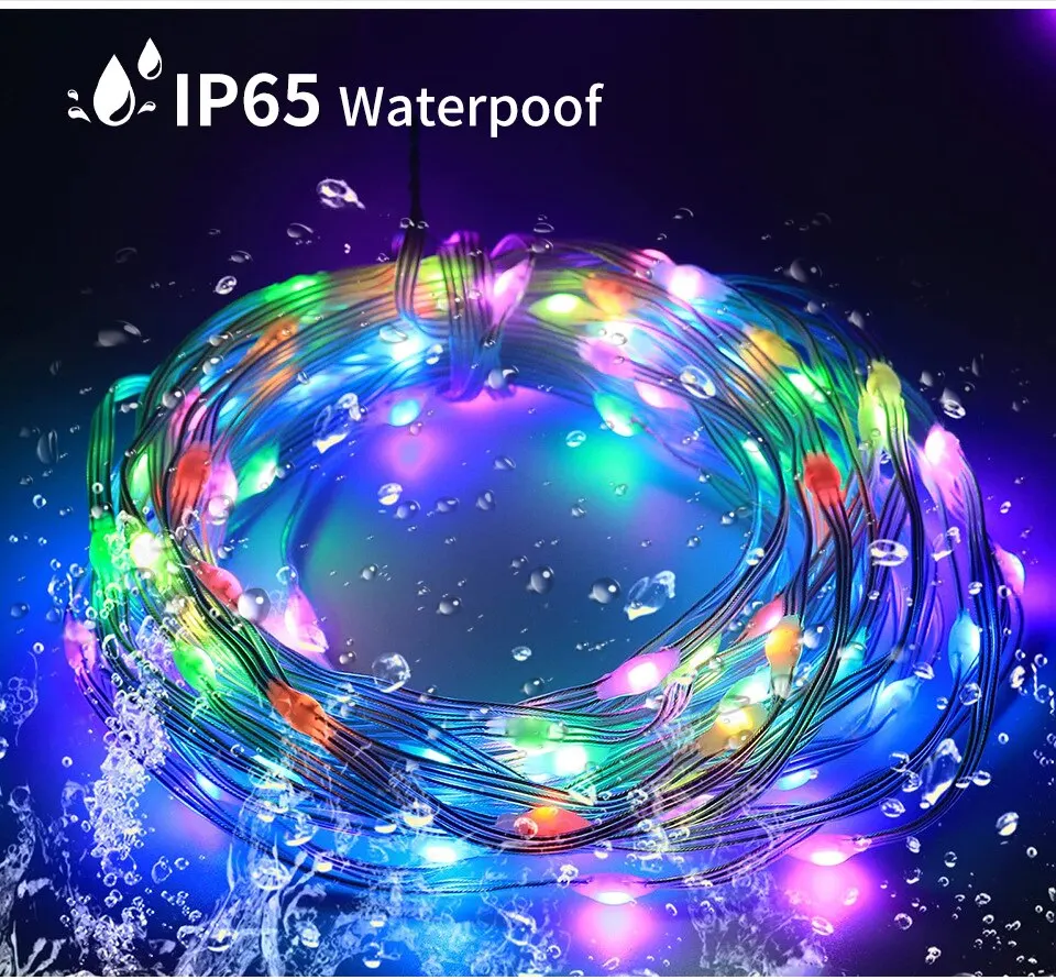 

50M 400 Led Solar Led Fairy Light Outdoor Festoon Led Waterproof Garland String Lights Christmas Party Garden Solar Lamp Decor