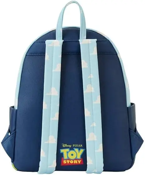 Disney Toys Total Action cartoon printed leather backpack Woody Bass Lightyear Bag Children's cute schoolbag kids Birthday gift