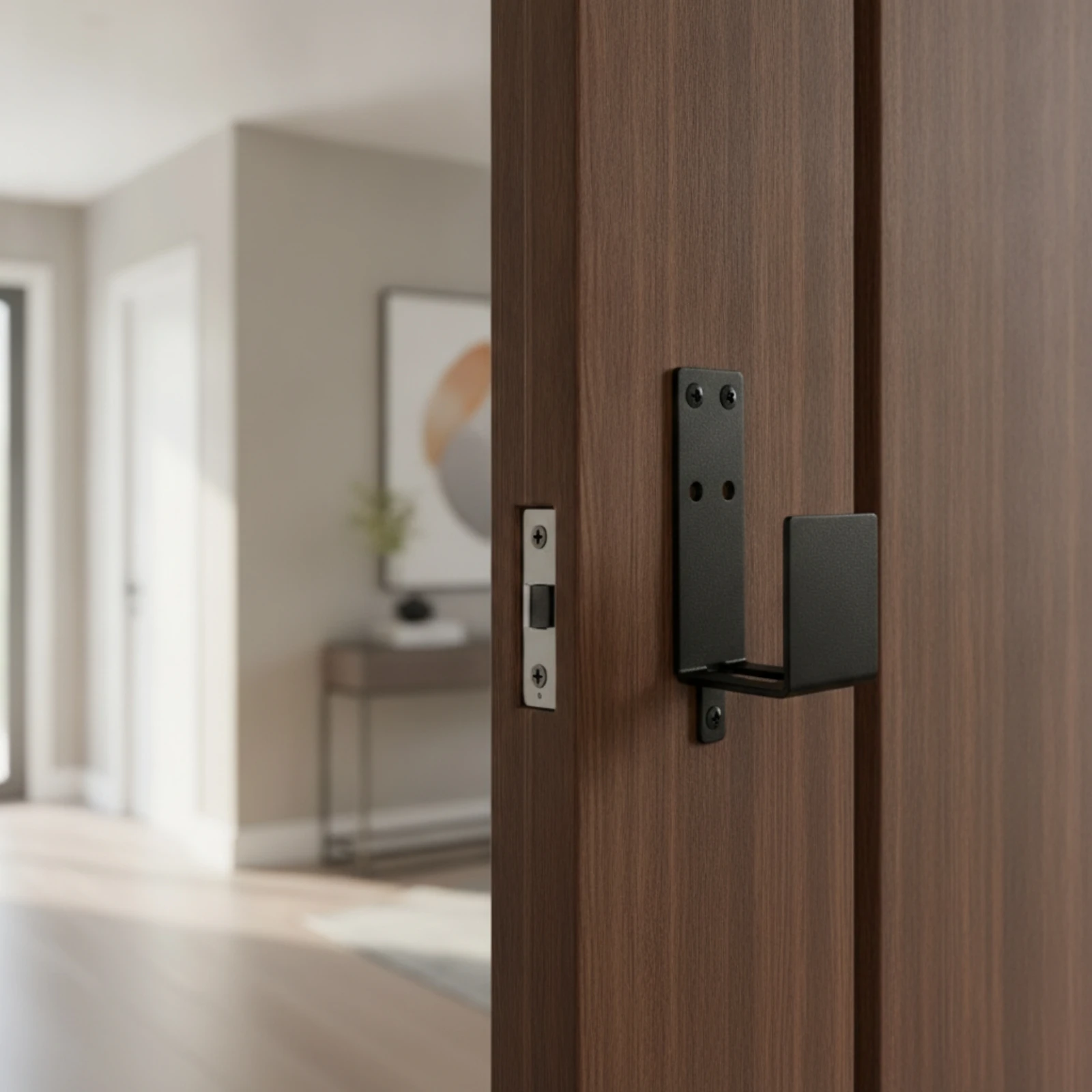 Wall-Mounted Bracket Rigid U-Shaped Bracket Brackets Sturdy Hardware Easy to Install for DIYers, Door Frame, Gate