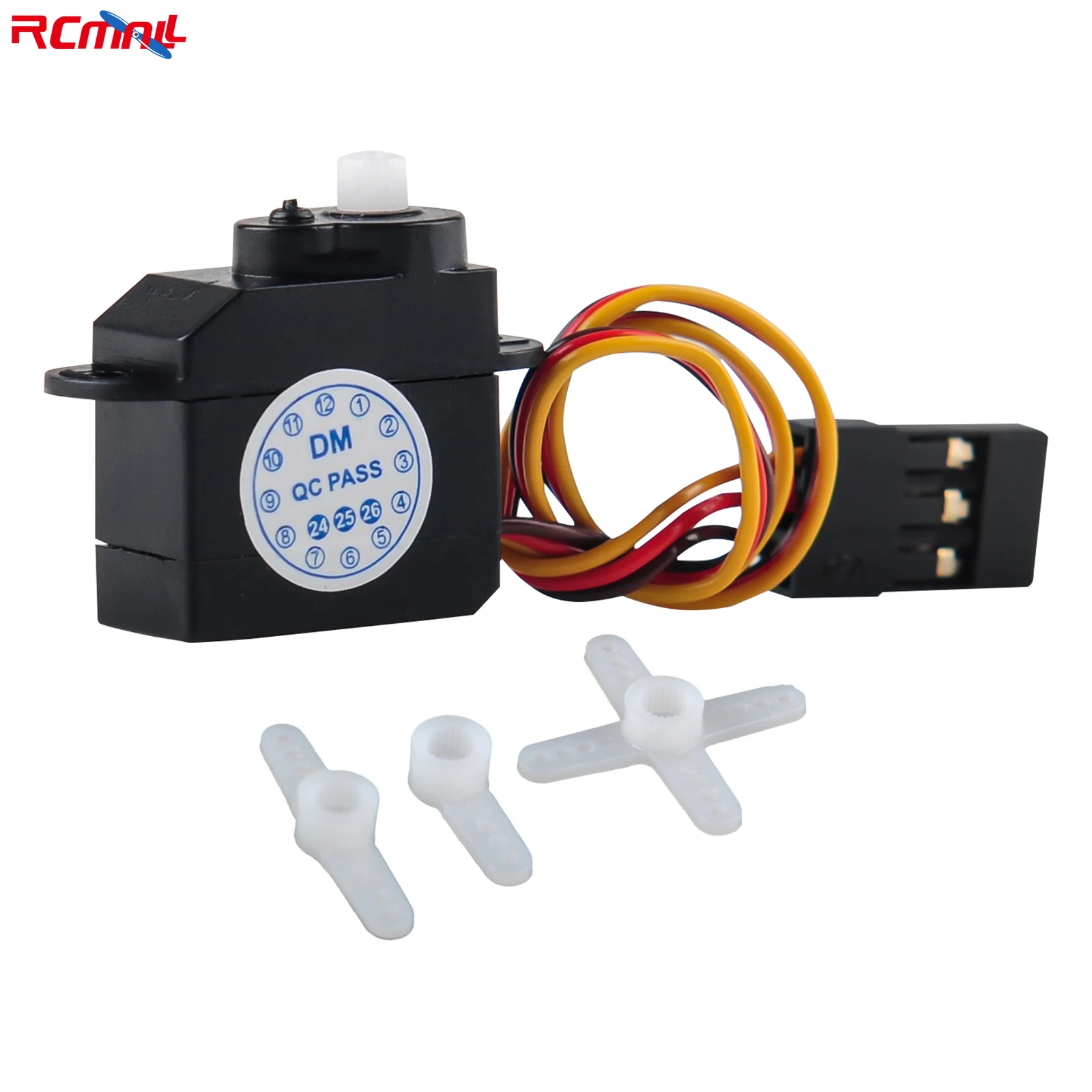 DM-S0020 2.1g RC Micro Servo 180 stopni 4.8V-6V 2g Sub Mini serwo do części RC Hobby