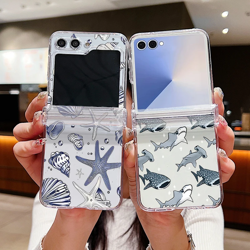 Whale Shell Pattern Phone Case - Phone Cases Z Flip 7 review and price