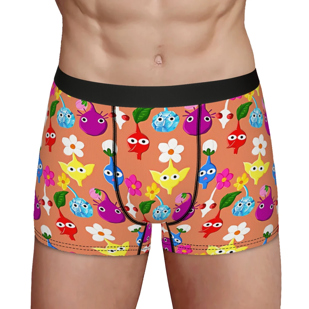 The Seamless Pikmin Underpants Cotton Panties Man Underwear Comfortable Shorts Boxer Briefs image 3