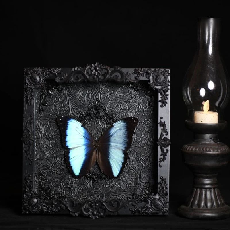 

2065Original Creation Butterfly Desktop Ornaments specimen hang Pictures Gothic Style Couple Birthday Festivals Gift Furnishings