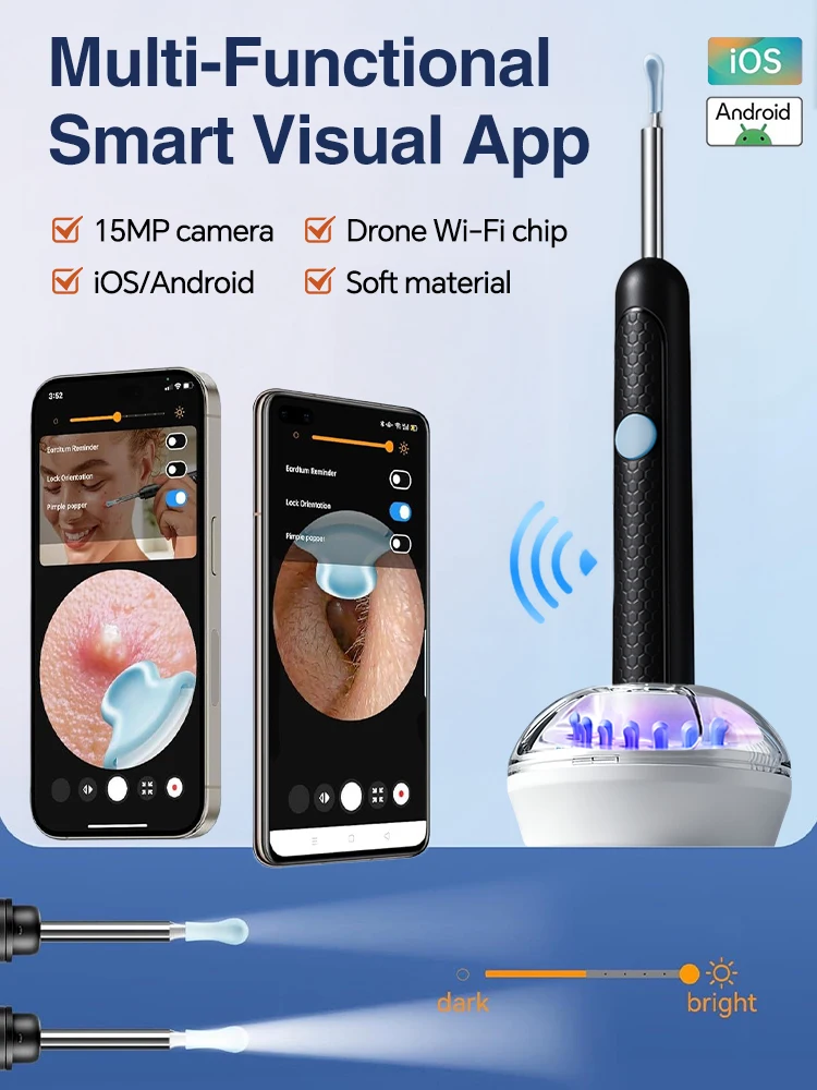

Новинка 2022, USB HD мини-камера, электронная ложка для ушей, эндоскоп, инструмент для чистки ушной серы, интеллектуальная визуальная ложка для сбора ушей