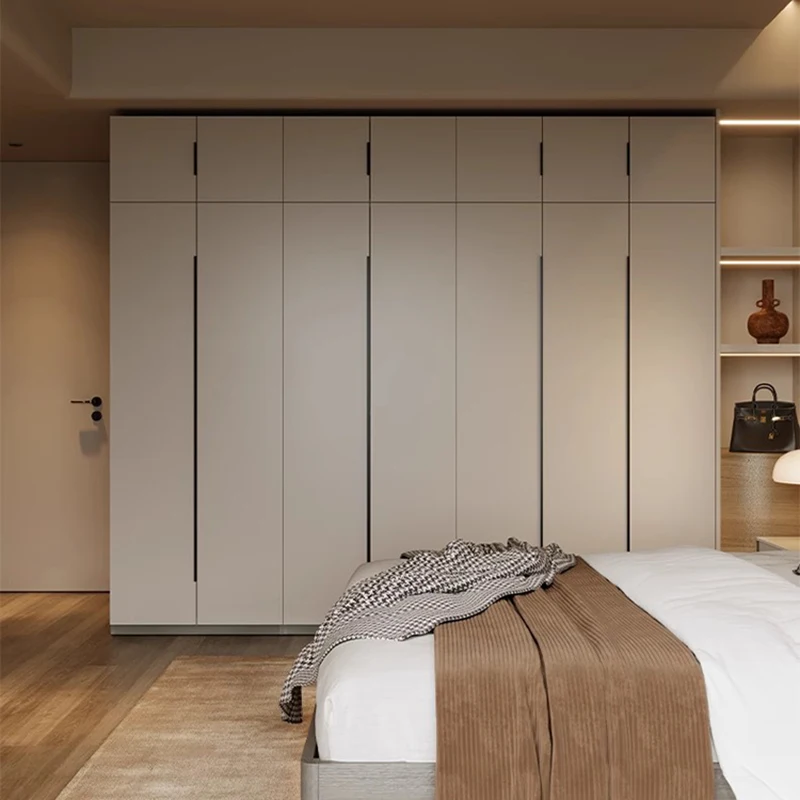 Luxury Modern Wardrobes White Display Free Shipping Clothes Storage Cabinets Simple Nordic Armario De Ropa Furniture Bedroom