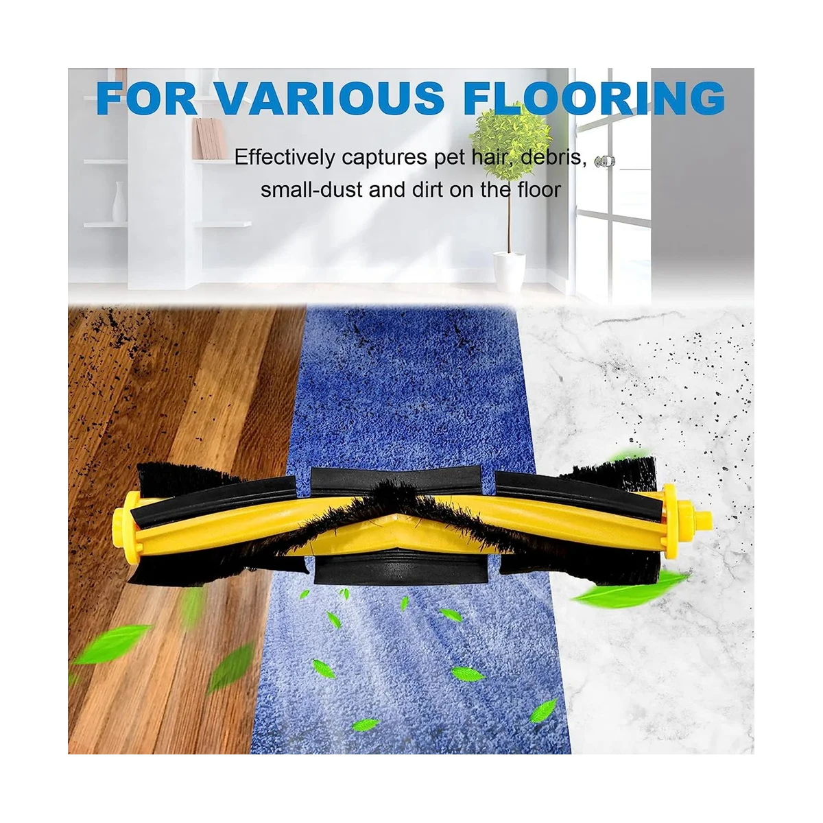 อะไหล่สำหรับ Ecovacs deebot T8 T8 aivi T8สูงสุด920 950 T5 N7 N8โปร N8 + ตัวกรองแปรงหลักด้านข้าง N8โปรพลัส