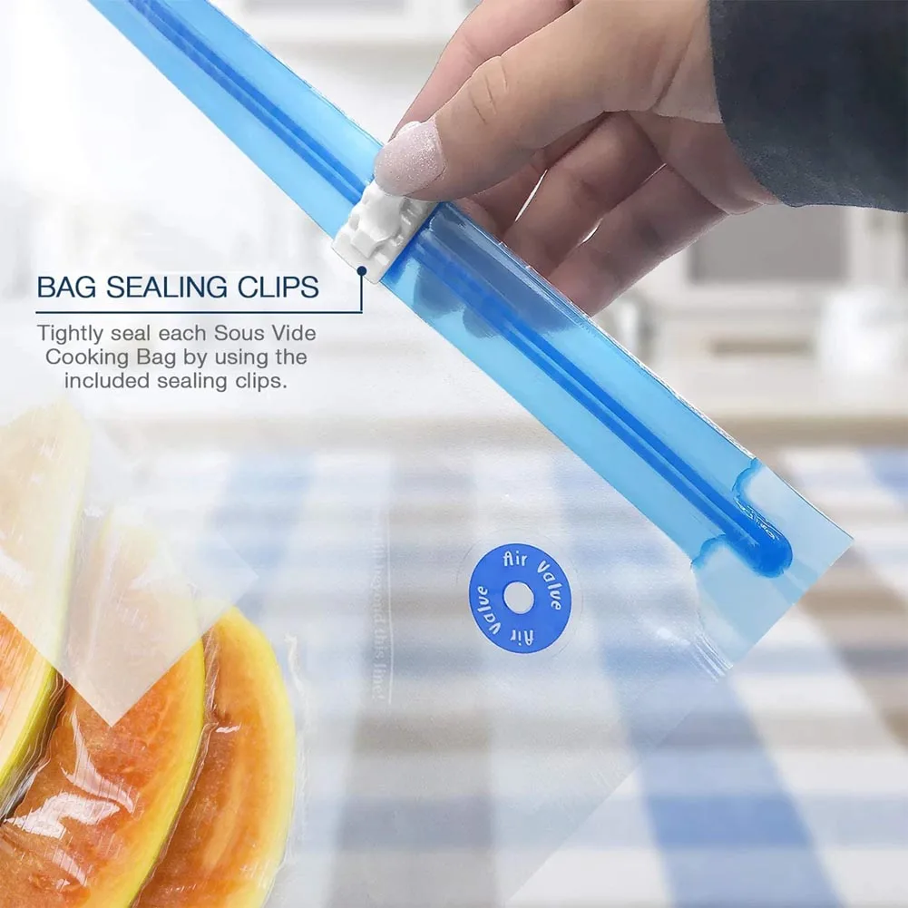 Vacuum Food Storage Bags Ziplock  Plastic Transparent Food Storage Reusable Bag kitchen Clear Plastic Vacuum Compression Bag