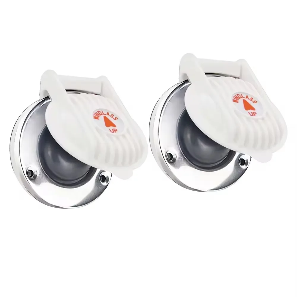 

12V/24V Marine Windlass Foot Switch Marine Grade Universal Boat Windlass Switch Durable Safety Windlass Up and Down Switch