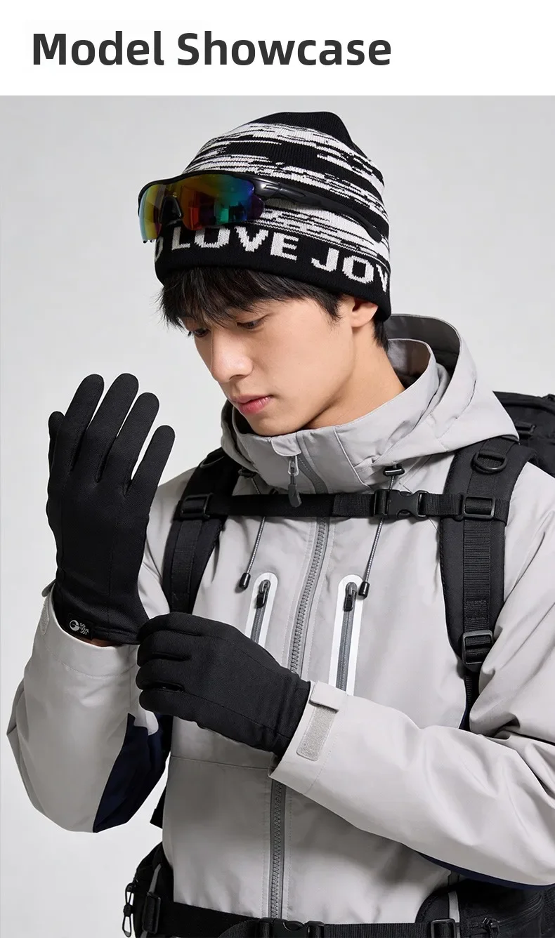 Merino Wool Touchscreen Gloves Men Women Cycling Thin Outdoor Riding Windproof Mountain Climbing Lightweight Comfor