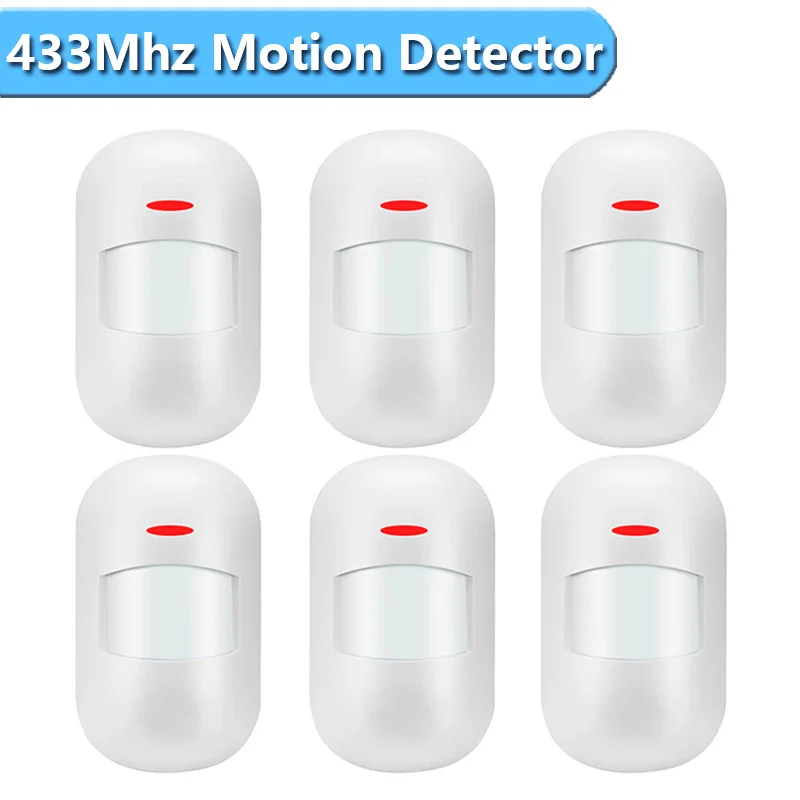 Wireless PIR Motion Sensor 433MHz EV1527 Human Infrared Detector For Home Security Alarm System Burglar Accessories