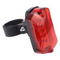 Waterproof Rubber Bike Bicycle Cycling 5 LED Night Safety Flashing Rear Tail Light Lamp Protects against Water Damage