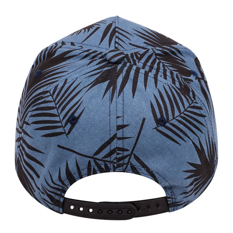 Fashionable Plant Bamboo Leaf Printed Breathable Sun-protective Hat Versatile Small Batch Popular Online Trend Item Baseball Cap