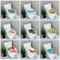 Creative Toilet Sticker Decoration Wallpaper Bathroom Decor Wall Stickers Multiple styles PVC Toilet stickers Home Decor WC