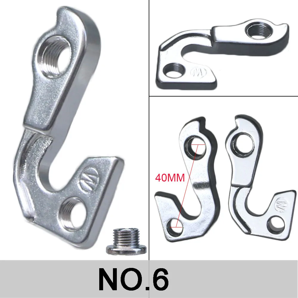 1pc Universal Alloy MTB Road Bike Rear Derailleur Hanger Racing Cycling Mountain Bicycle Frame Rear Gear Tail Hook Adaptor Parts