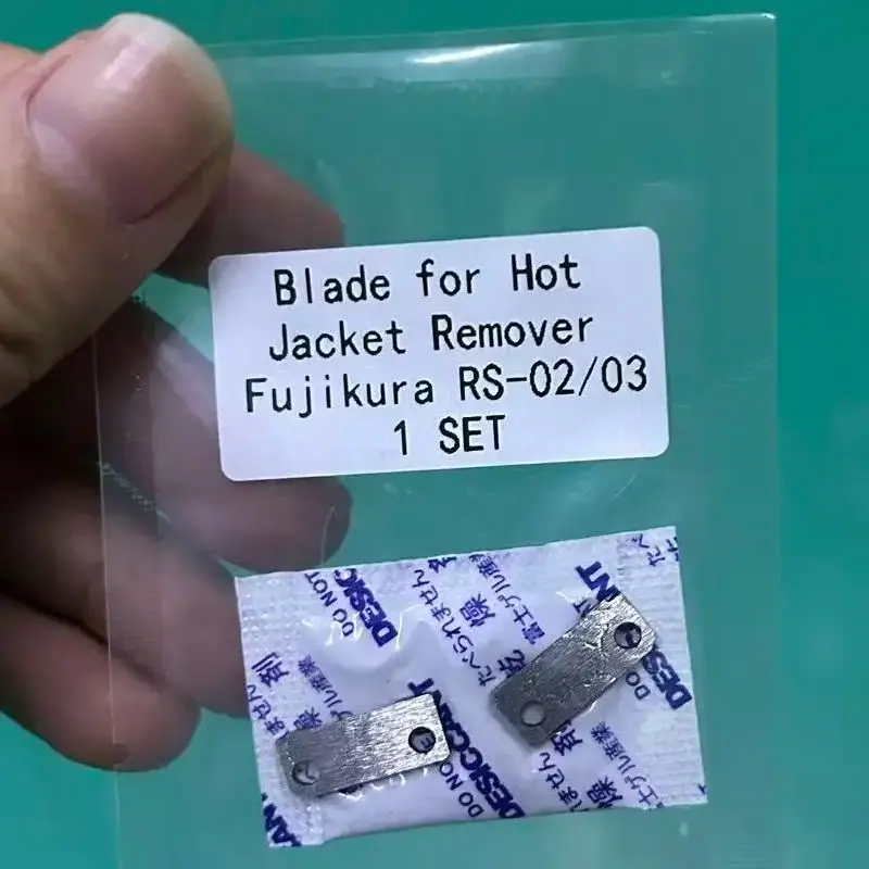 شفرة بديلة RS02 RS03، كماشة متجرد حرارية أصلية من ألياف شريط Fujikura #4