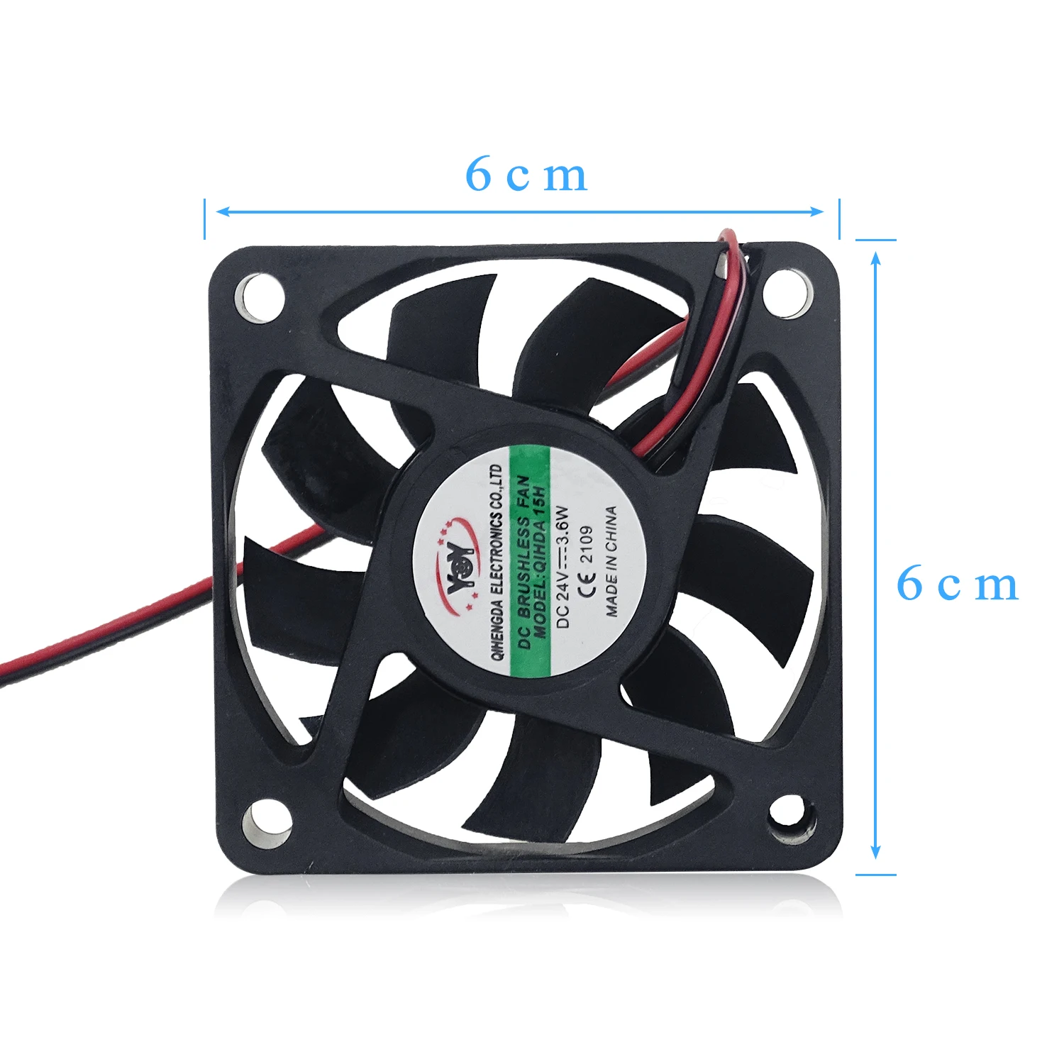 Stage Light Cooling Fan 12V/24V For 9x12W, 12x12W, 18x12W, 24x12W, 54x3W Plastic Palm Light Repair Parts