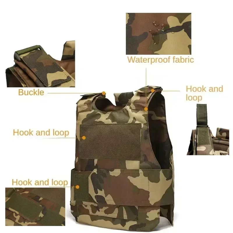 Tactical Vest Multi functional Armor Tactical Carrier Vest CP Camo 800D Tactical Airsoft Vest Outdoor Climb Hunting Vests view 6