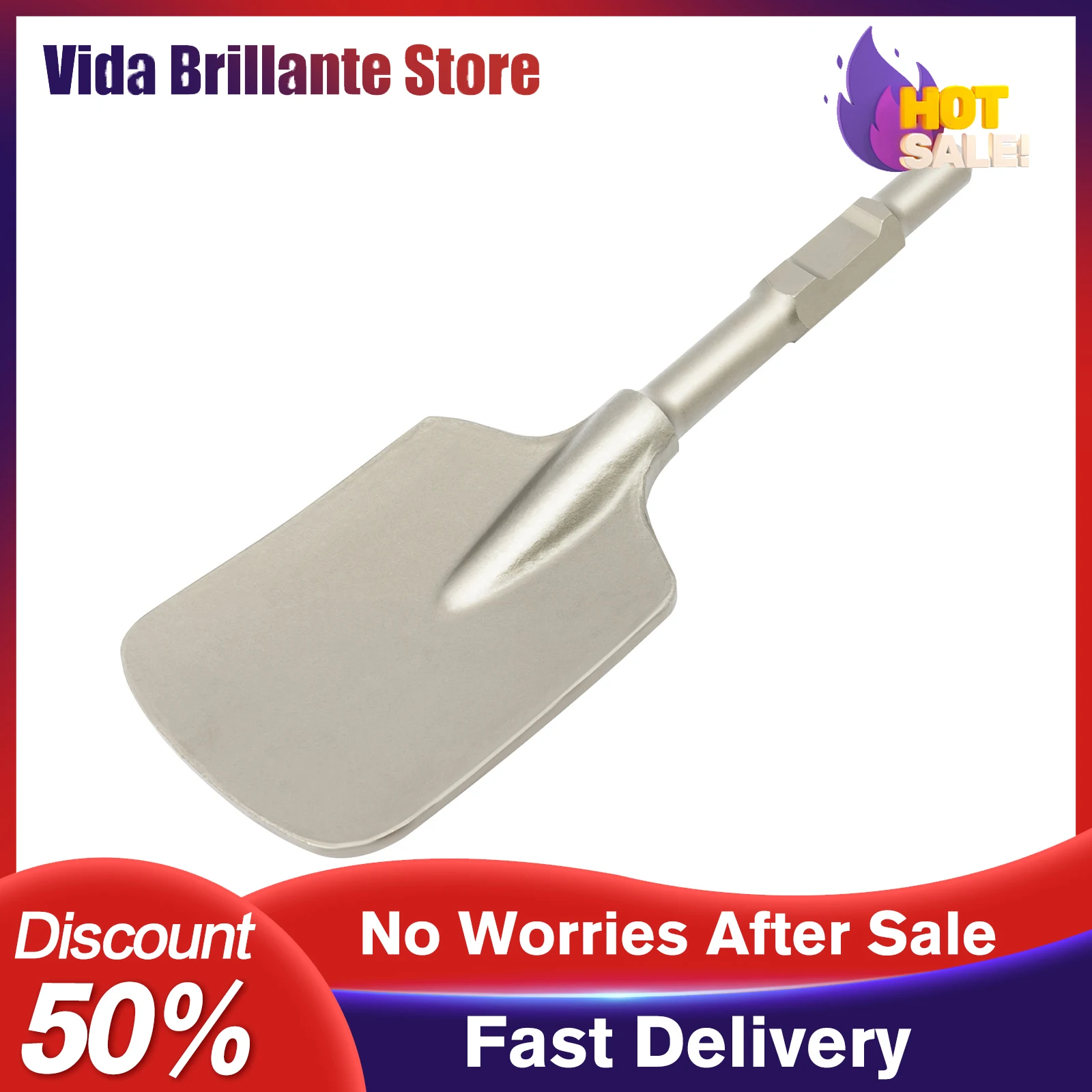 

Молоток-отбойник с длинной ручкой, зубило-лопата, сверхмощный инструмент для демонтажа, разрушитель бетона, для стен и полов, промышленное строительное оборудование