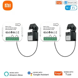 Xiaomi Tuya Smart Life Wifi Energy Meter With CT Clamp App Kwh Power Consumption Monitor Electricity Statistics AC110V 240V