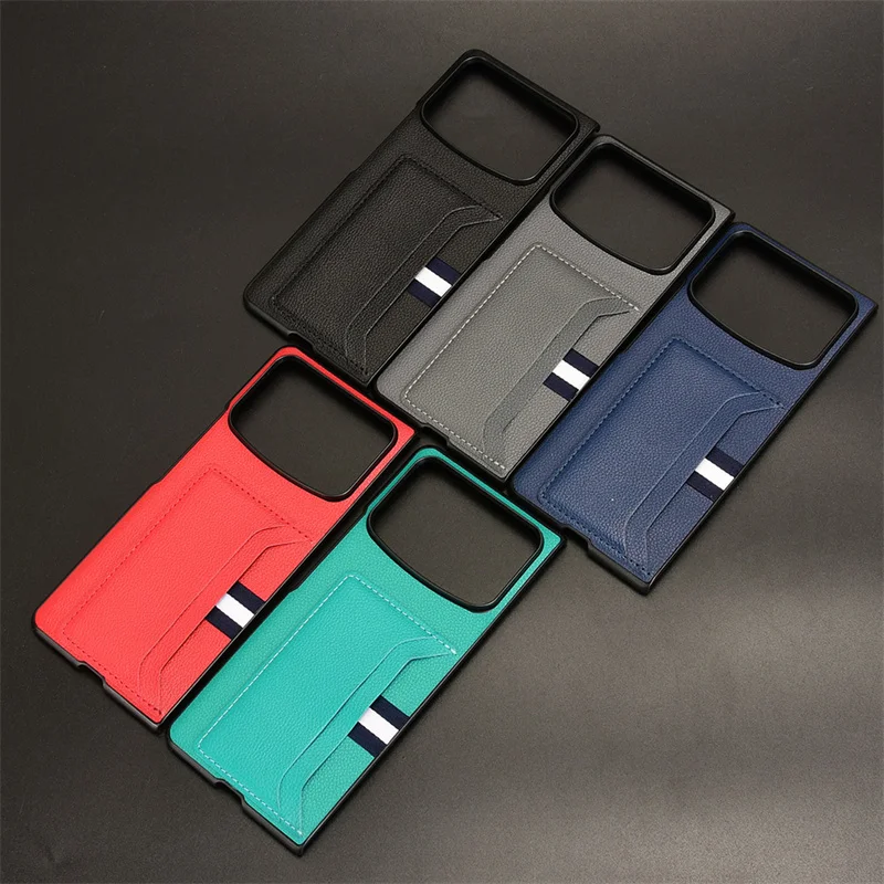 For Xiaomi Mix Fold 4 card insertable non slip foldable back cover Phone case for Xiaomi Mi Mix Fold 4 Phone case