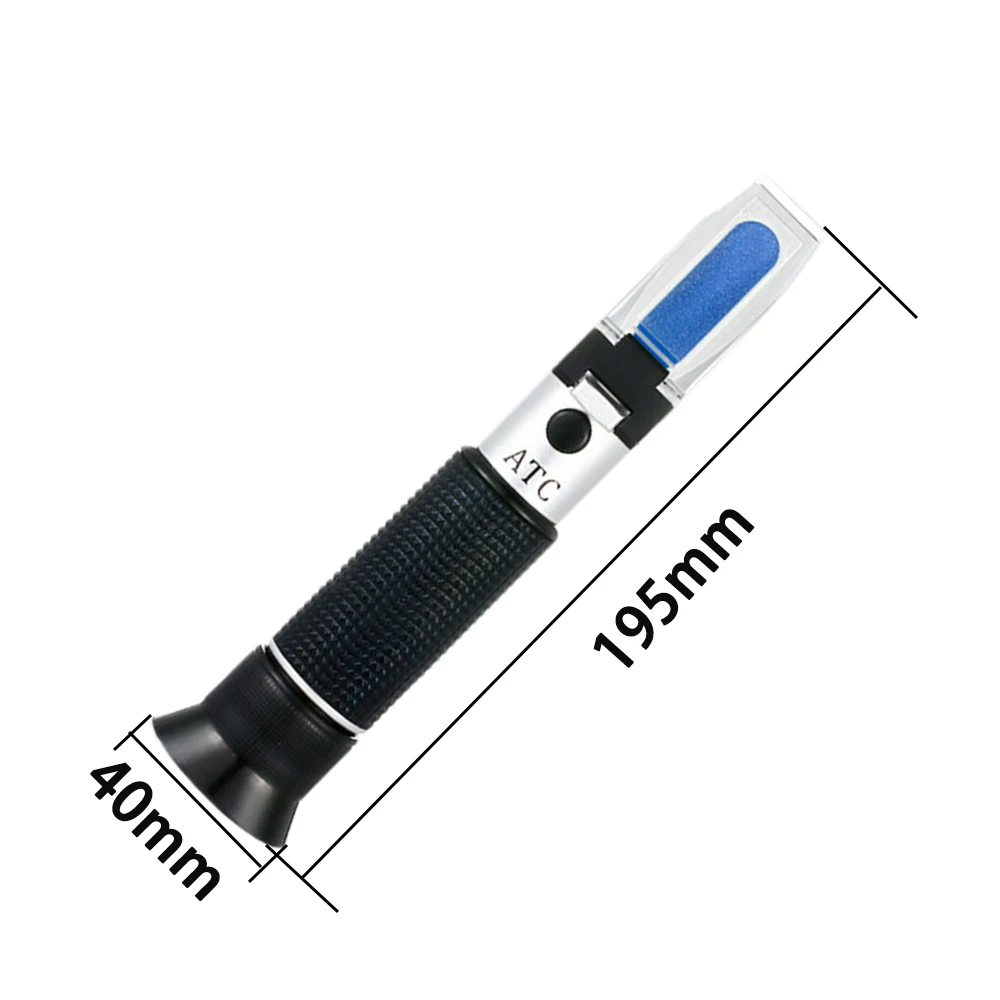 Vehicle Antifreeze Refractometer Glycol Glass Water Battery Fluid freezing Point ATC Car Urea concentration Tester Detector